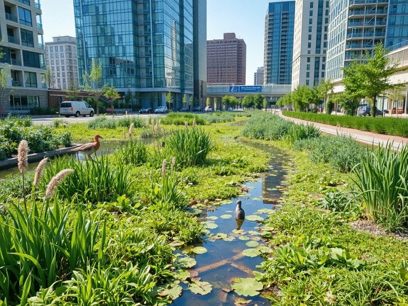 Urban Wetland Design: Solutions for Stormwater Management and Habitat Mosaics in Cities