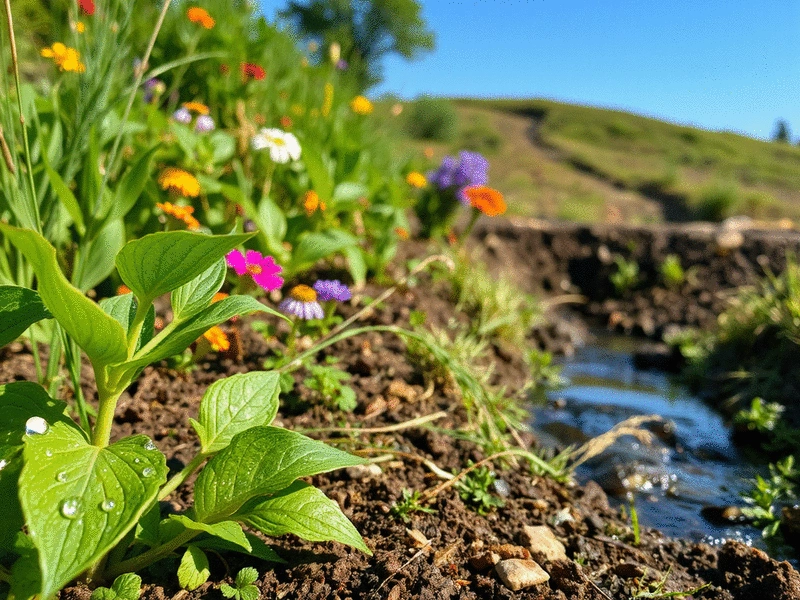The Role of Native Plants in Water Quality Improvement and Soil Stabilization