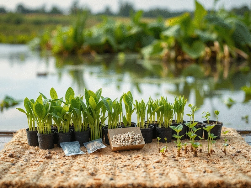 Comparing Wetland Planting Methods: Seeds, Plugs, Pots, and Coir Mats for Restoration Success
